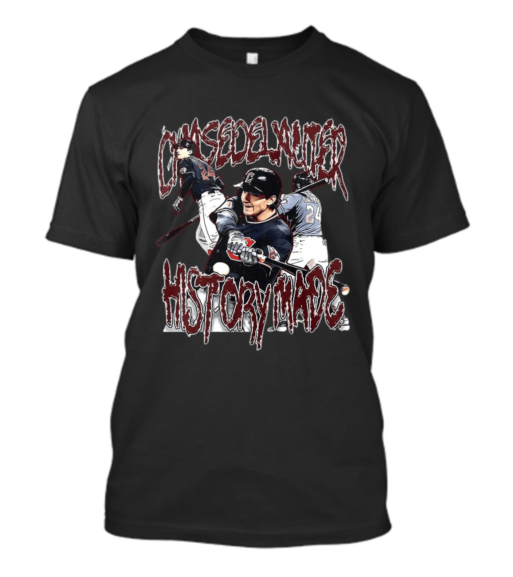 Chase Delauter History Made Cleveland Guardians Baseball Player 24 T-Shirt