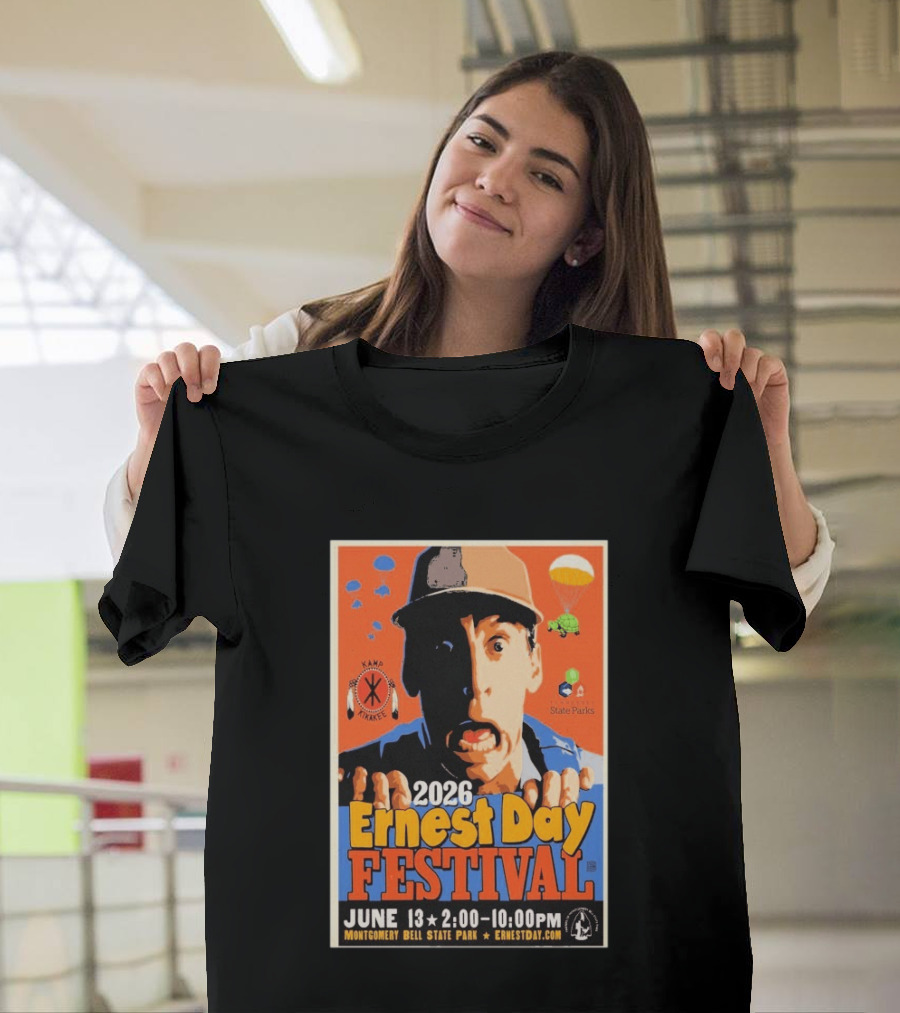 2026 Ernest Day Festival June 13 Montgomery Bell State Park Kamp Kikakee State Parks T-Shirt