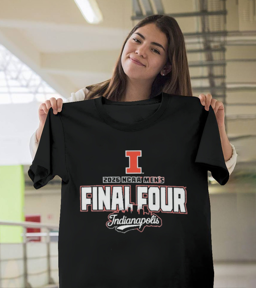 Illinois Fighting Illini 2026 NCAA Men's Final Four Indianapolis T-Shirt