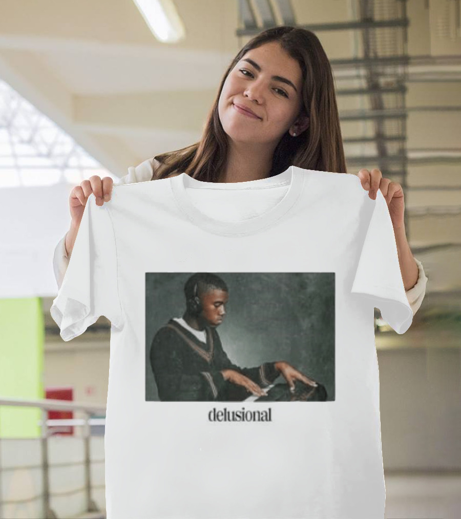 Kanye West Delusional Classical Music Headphones T-Shirt