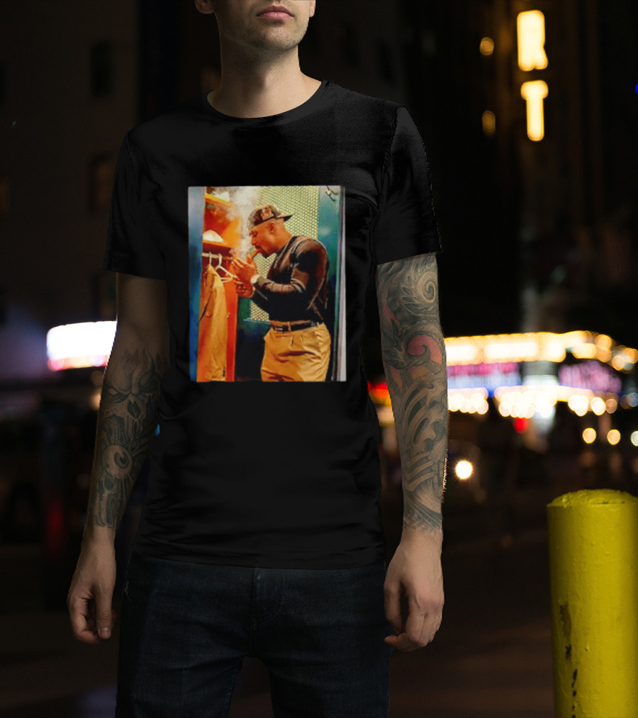 Jalen Hurts Celebrating Smoking Cigar Locker Room Moment T-Shirt