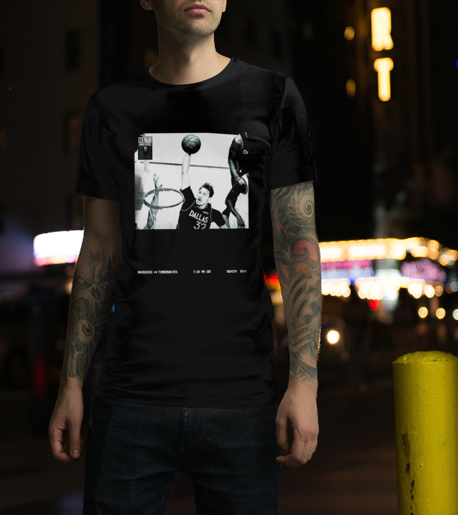 Cooper Flagg Dallas Mavericks No Howl Just Work Hoops Dunk T-Shirt