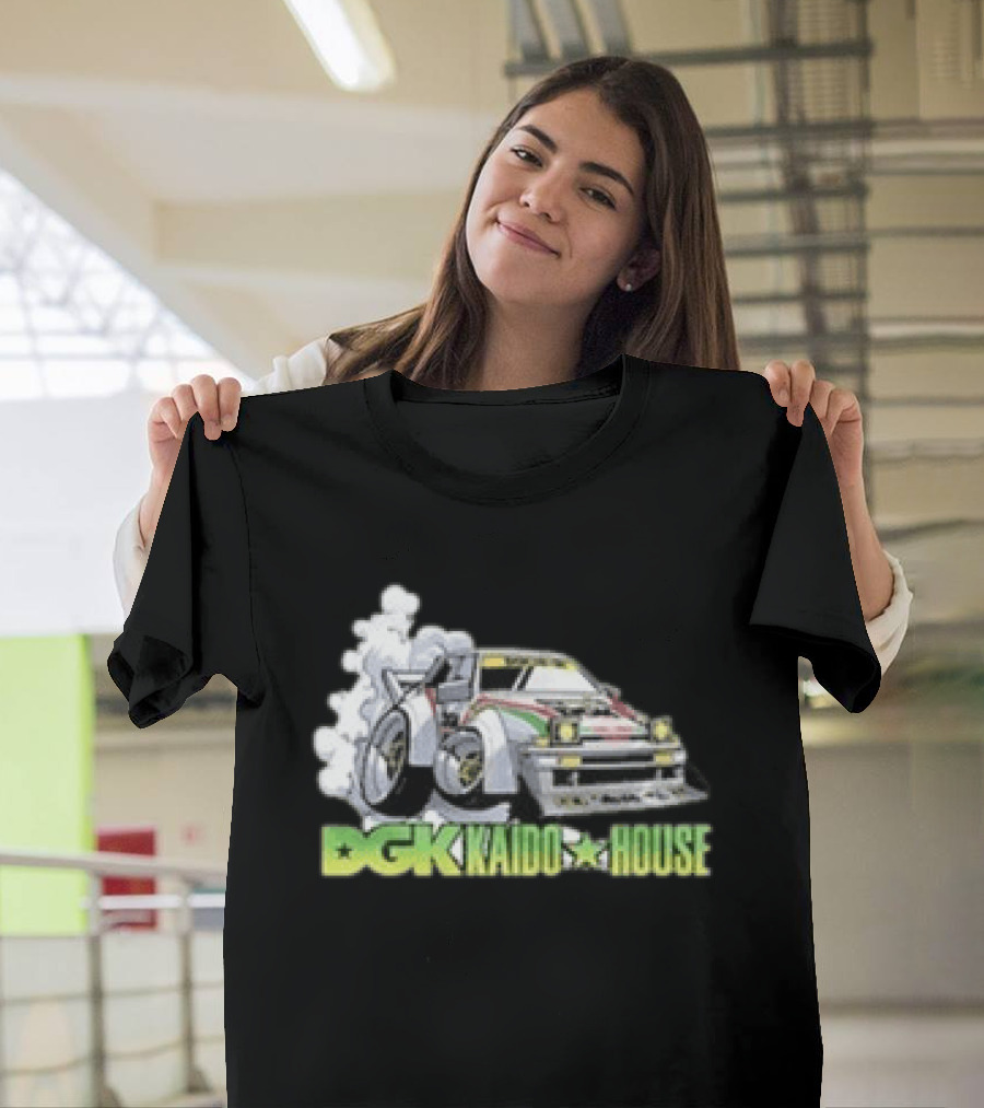 DGK Kaido House Street Spec Wide Open Racing Car Drift T-Shirt