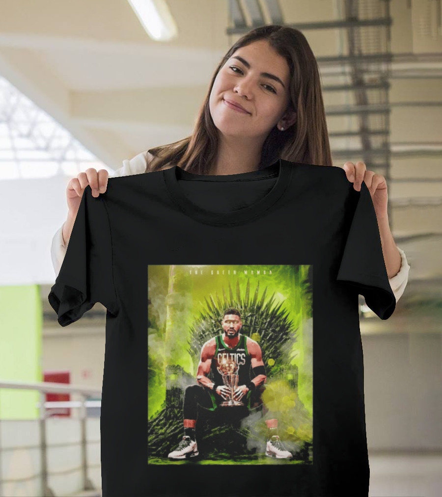 Jayson Tatum Boston Celtics The Green Mamba Iron Throne NBA Player T-Shirt