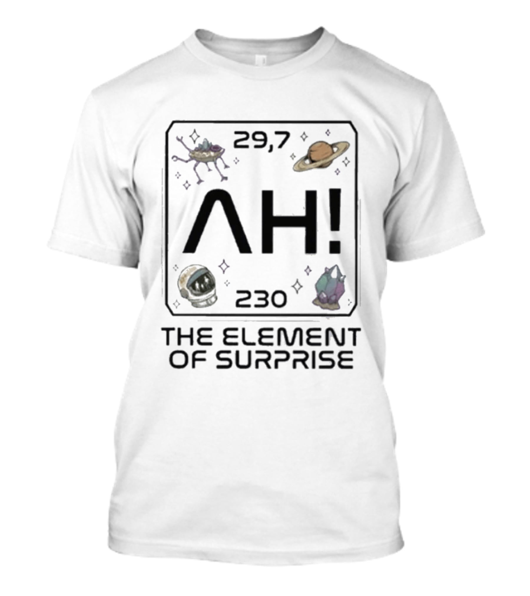 Project Hail Mary Ah Element 29.7 Surprise Sci Fi Space Novel 230 Saturn T-Shirt