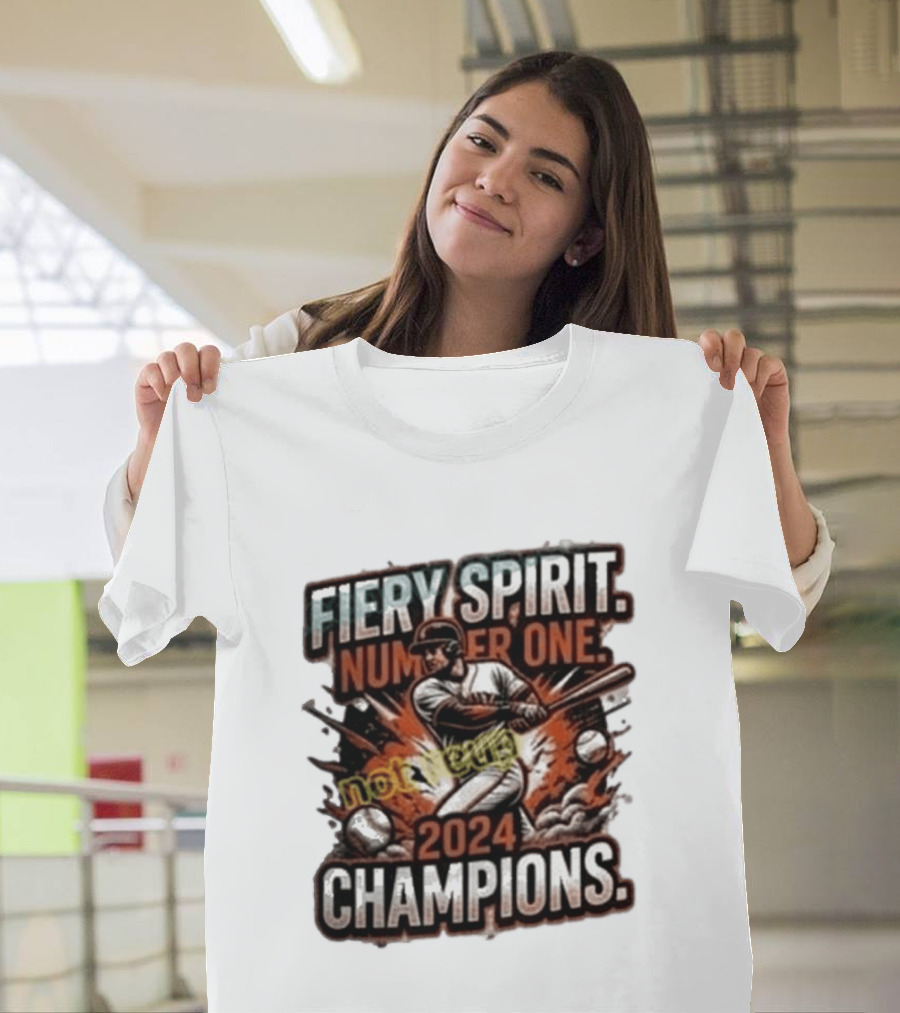 San Francisco Giants Fiery Spirit Number One Champions 2024 T-Shirt