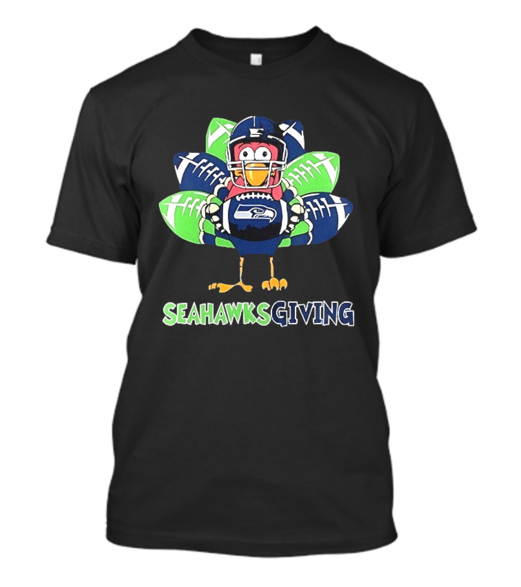 Seahawksgiving Turkey Seattle Seahawks Football Thanksgiving 2025 T-Shirt