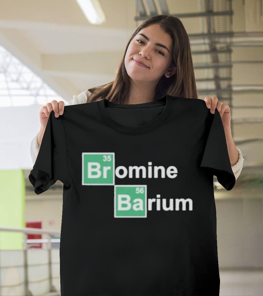 Bob Lazar Bromine Barium Element Chart T-Shirt