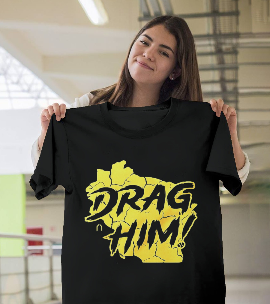 Drag Him Sal Frelick Milwaukee Brewers MLB Map T-Shirt