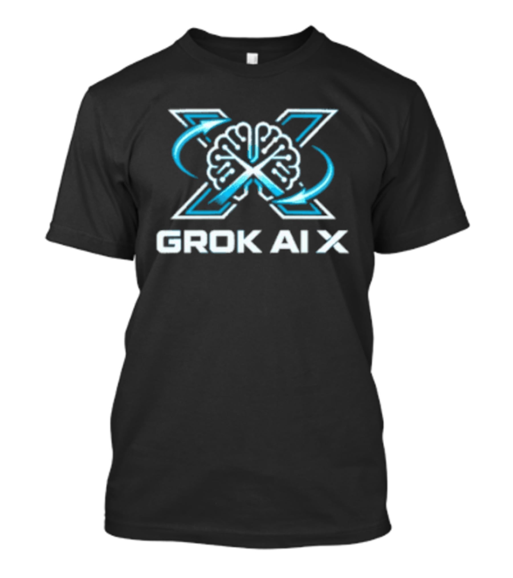 Grok AI X Brain And Arrows T-Shirt