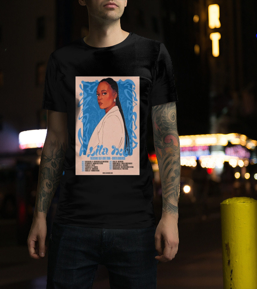 Lila Ike Treasure Self Love Tour North America 2026 T-Shirt
