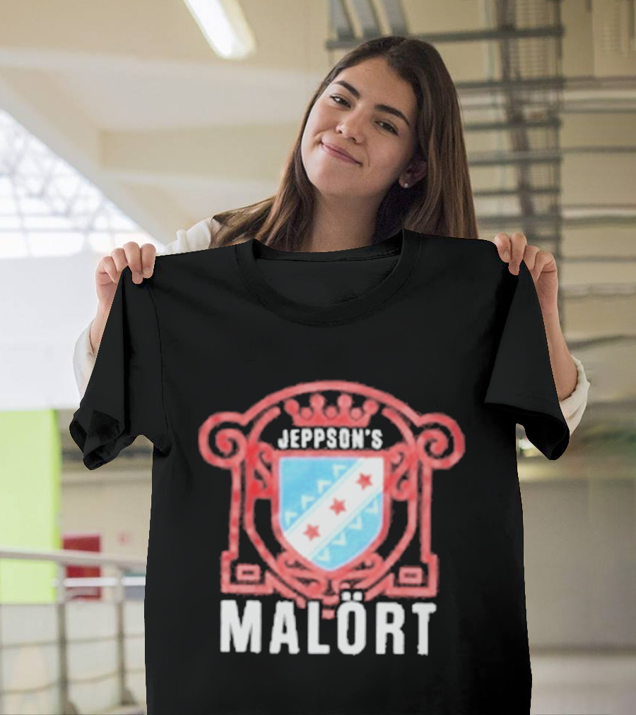 Jeppson's Malört Crest With Chicago Style Star Shield T-Shirt