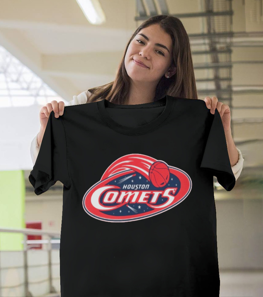 Red Vanvleet Rockin A Houston Comets Basketball Team T-Shirt