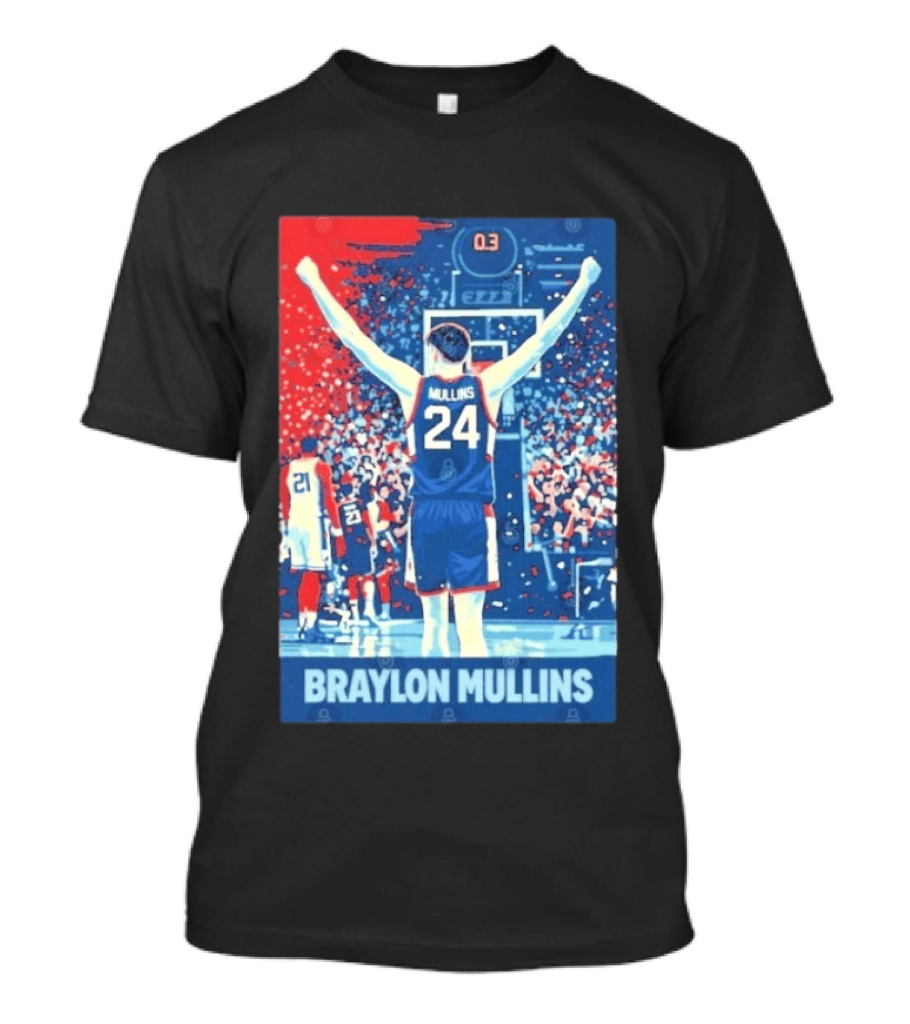 Braylon Mullins 0.3 Uconn Basketball Game Winning Moment T-Shirt