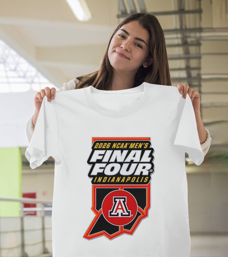 Arizona Wildcats NCAA Men's Final Four 2026 Indianapolis T-Shirt