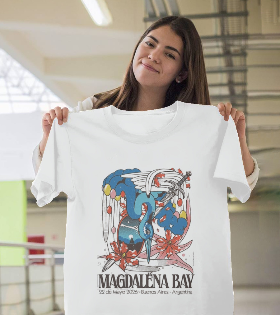 Magdalena Bay 22 De Mayo 2026 Buenos Aires Argentina Event T-Shirt
