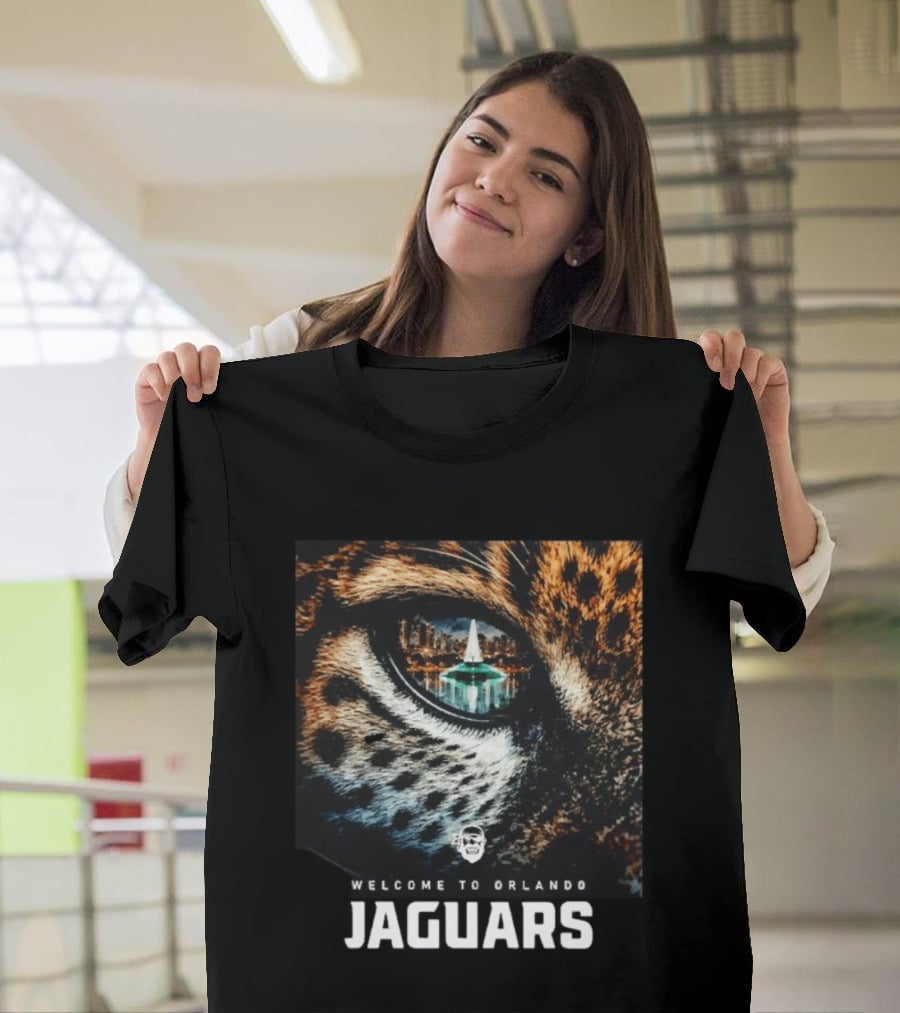 Welcome To Orlando Jaguars Eye Cityscape T-Shirt