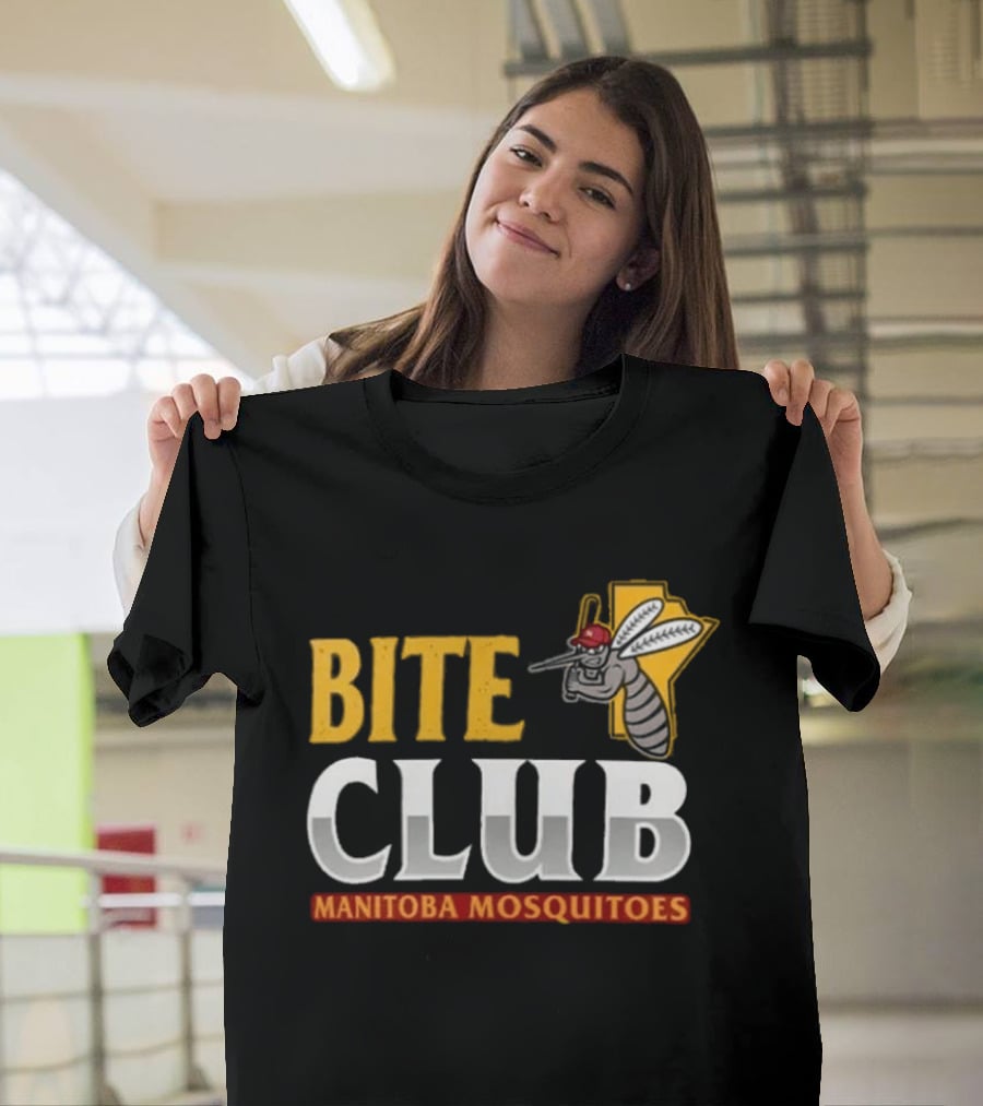 Bite Club Winnipeg Goldeyes Manitoba Mosquitoes 2026 T-Shirt
