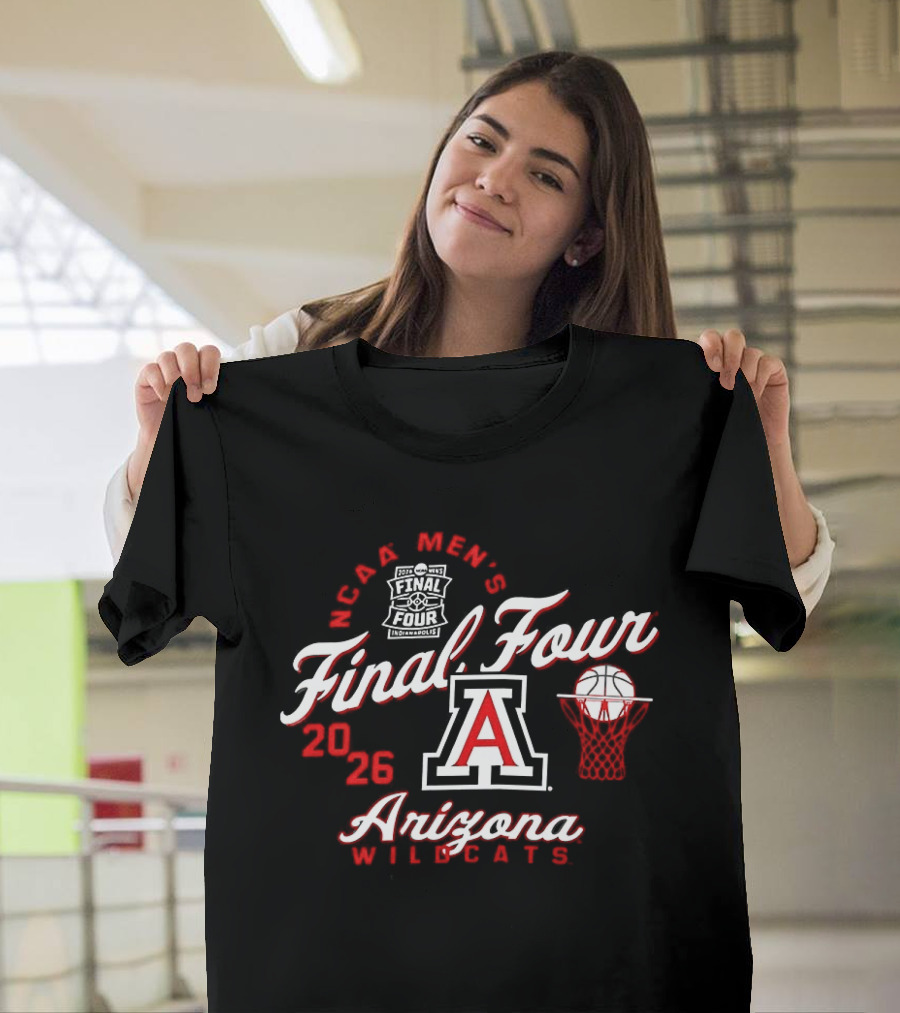 Arizona Wildcats Final Four 2026 NCAA Men's Basketball Tournament T-Shirt
