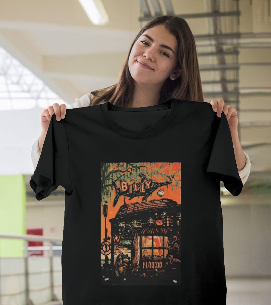 Billy Strings Saint Augustine FL April 2 2026 Amphitheatre Tour Retro Florida Swamp Shack Scene T-Shirt