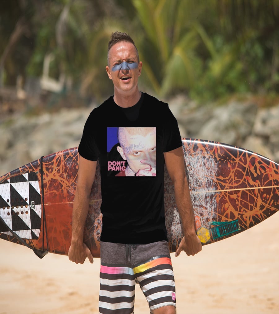 Lil Peep Don't Panic Single Cover Tattoo T-Shirt