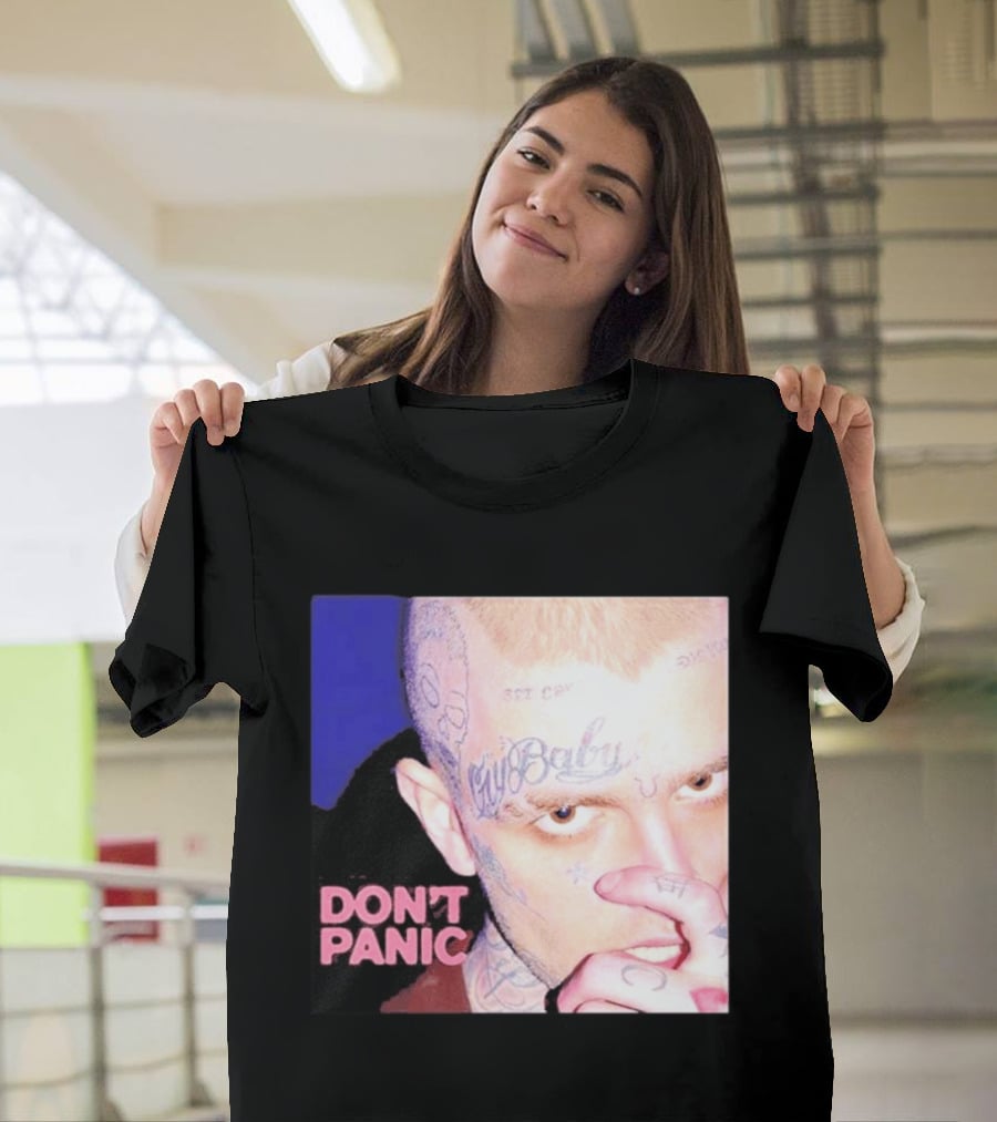 Lil Peep Don't Panic Single Cover Tattoo T-Shirt