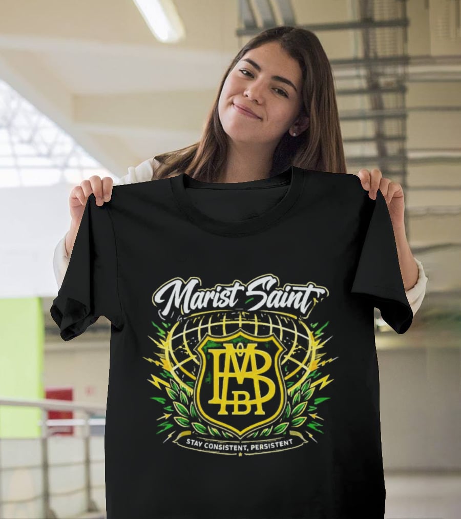 Marist Saint Stay Consistent Persistent Rugby League T-Shirt