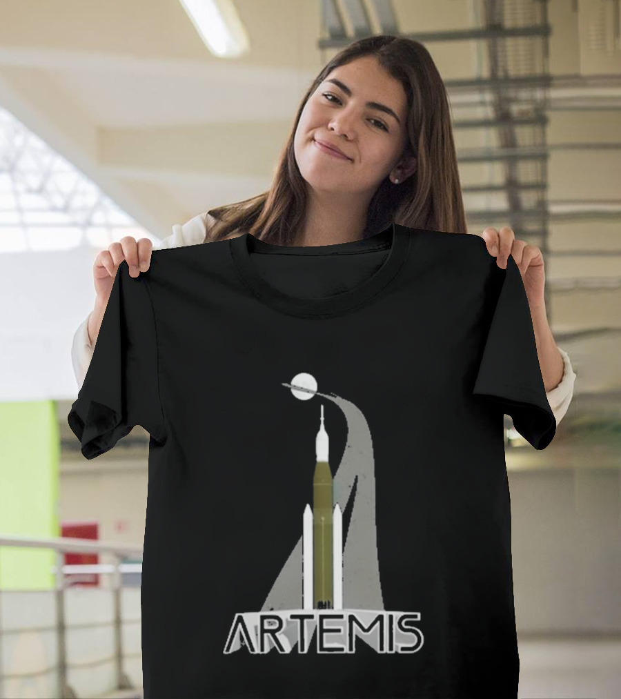 Nasa Artemis II Rocket Launch Space Exploration Mission T-Shirt