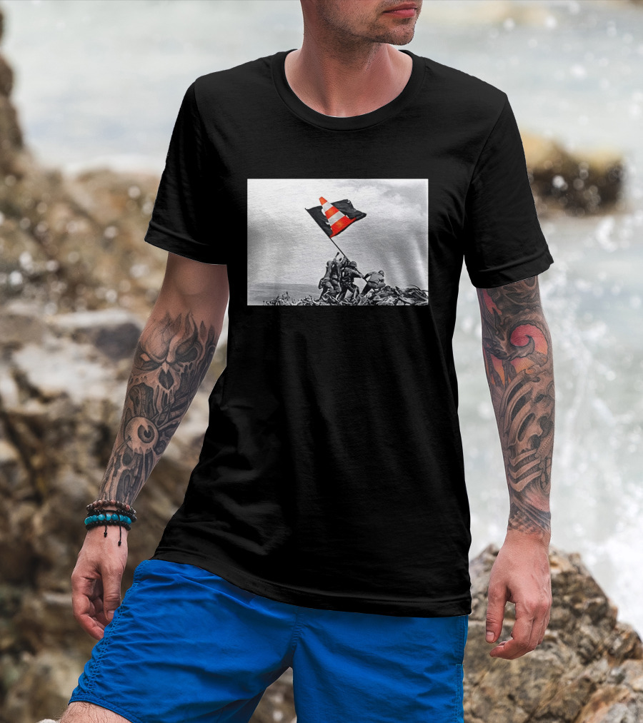 Pittsburgh Pirates Win Their First Series Traffic Cone Flag T-Shirt