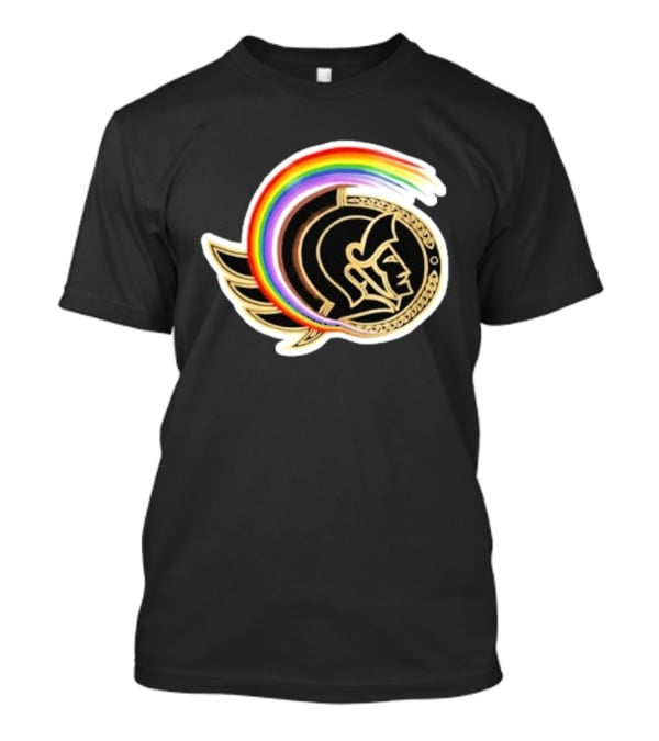 Rachel Reid Ottawa Senators Pride Night Rainbow T-Shirt