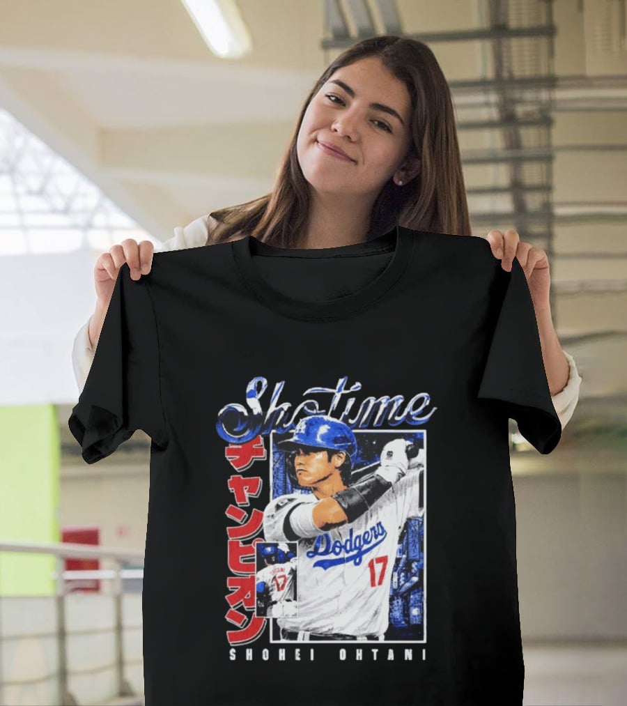 Sho Time Shohei Ohtani Dodgers 17 Baseball Sportswear T-Shirt