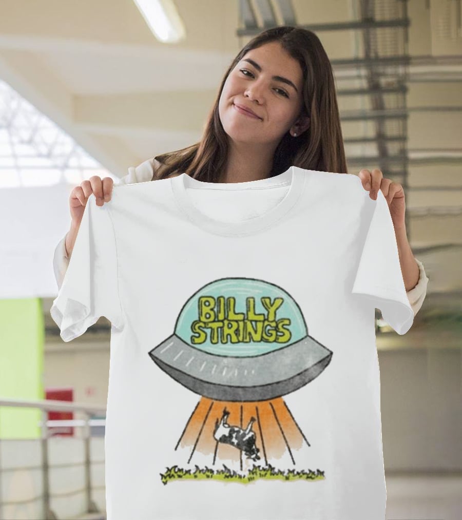 Billy Strings UFO Cow Abduction Tour Dates T-Shirt