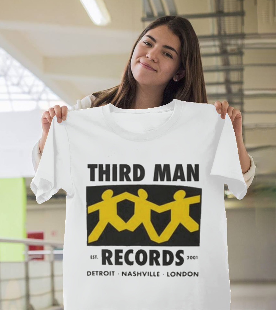 Third Man Records Est 2001 Detroit Nashville London T-Shirt