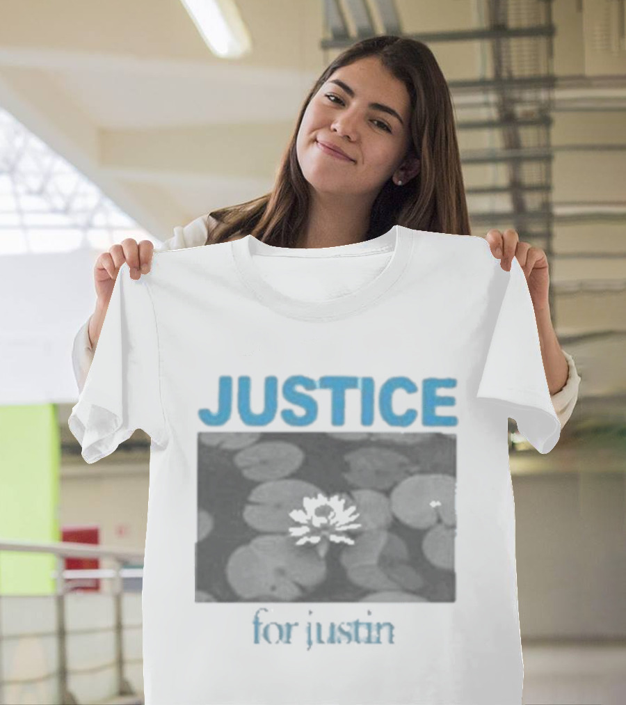 Justice Zack Peter Lotus Water Lily T-Shirt