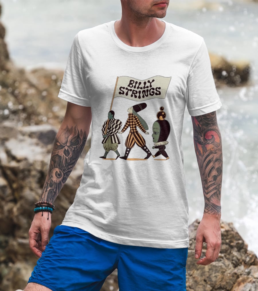 Billy Strings Spring Tour 2026 Parade Marching Characters With Dates T-Shirt