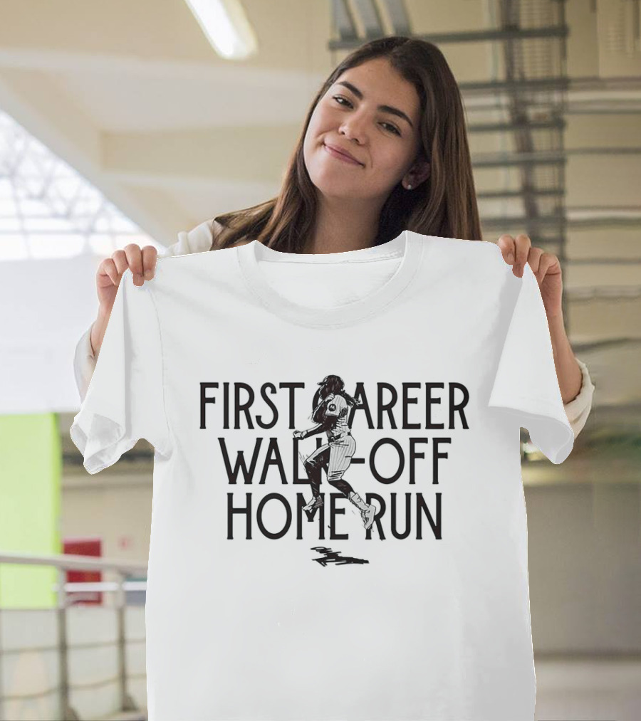 First Career Walk Off Home Run San Diego Padres Baseball T-Shirt