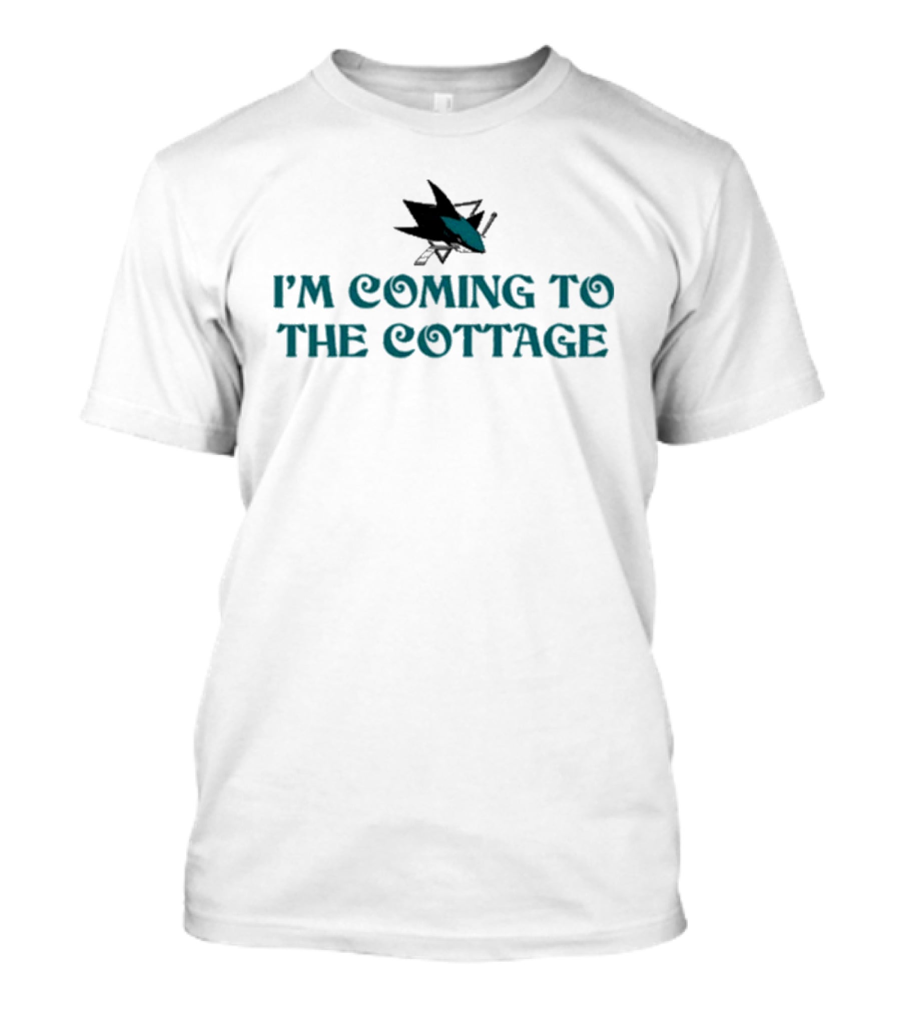 I'm Coming To The Cottage Shark T-Shirt