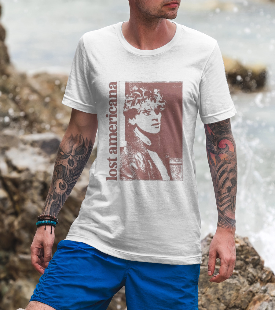 Lost Americana Mgk Retro Style Image T-Shirt