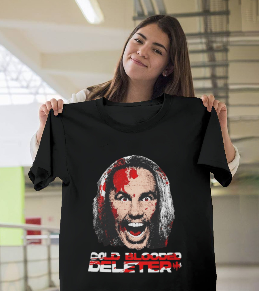 TNA Wrestling Matt Hardy Cold Blooded Deleter Face Paint T-Shirt