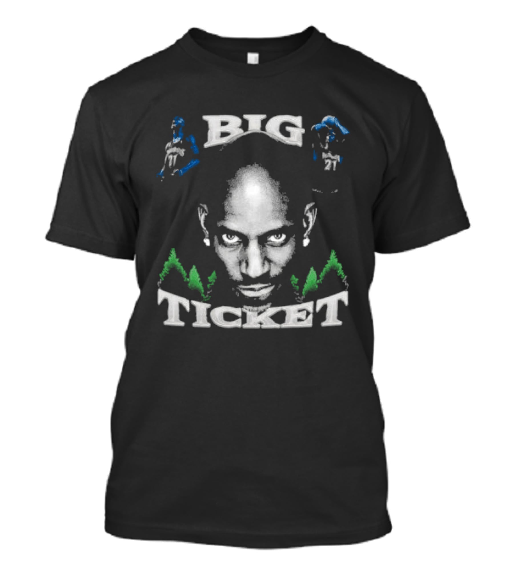 Big Ticket Kevin Garnett Minnesota Timberwolves Legend T-Shirt