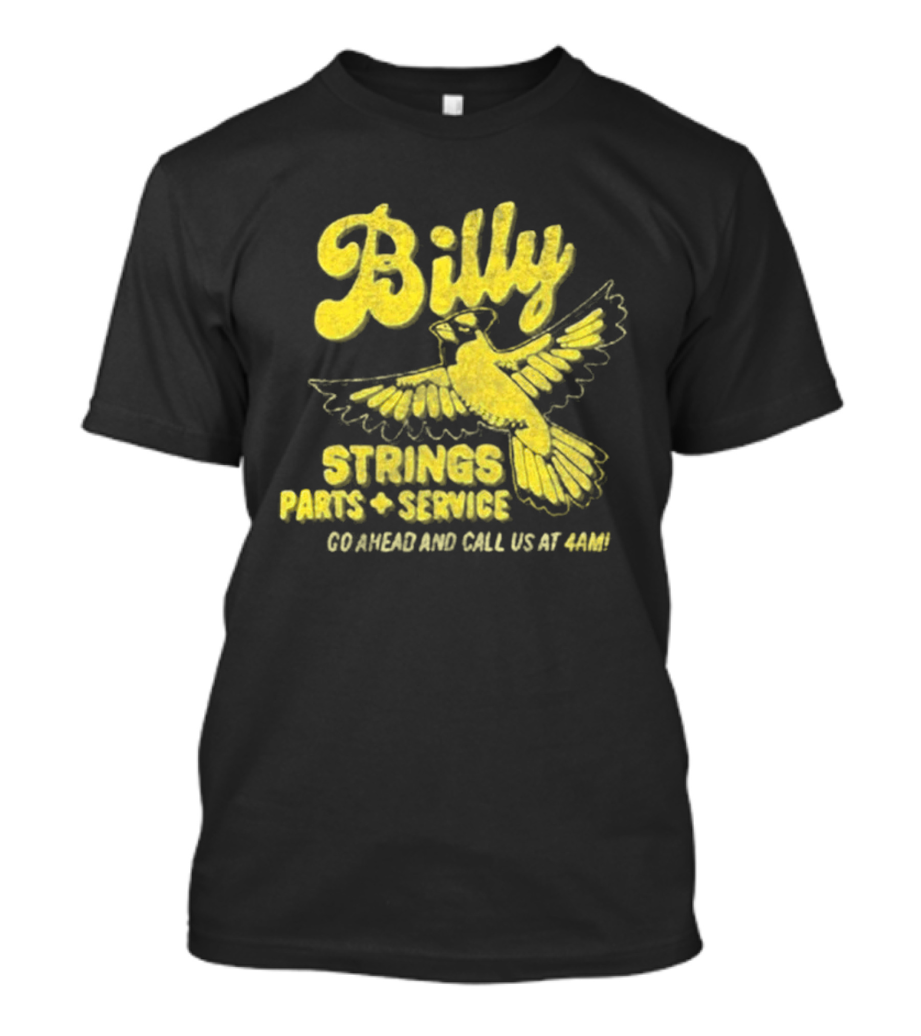 Billy Strings Parts And Service Band Garage Serviced And Call Us At 4201 T-Shirt