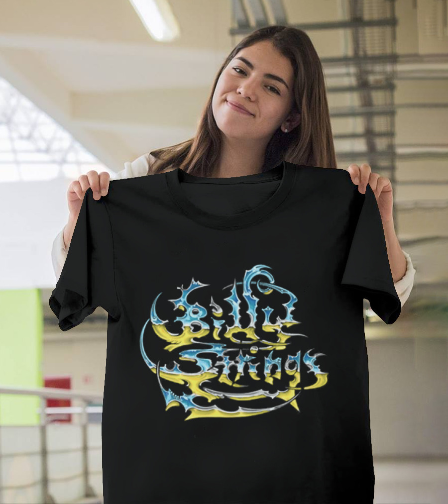Billy Strings Spring Tour Psychedelic Blue Yellow T-Shirt