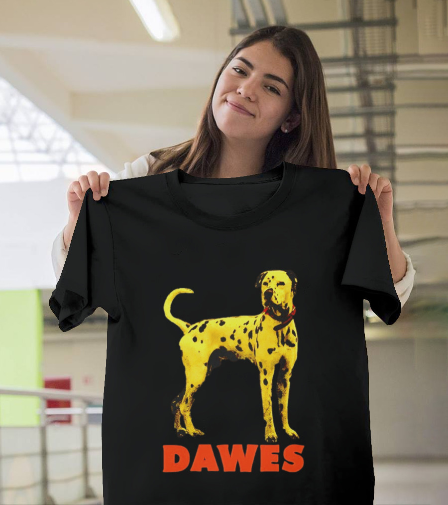 Dawes Dalmatian Dog Yellow And Red T-Shirt