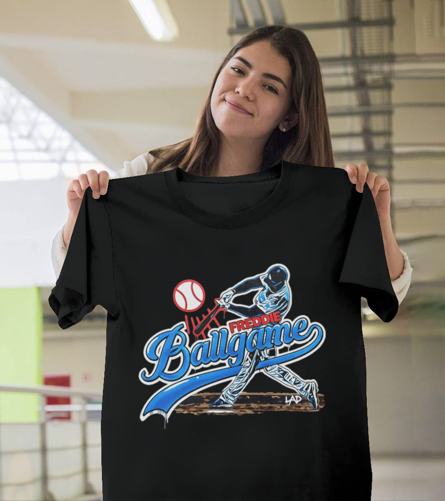 Freddie Ballgame Freddie Freeman Los Angeles Dodgers Baseball LAP T-Shirt
