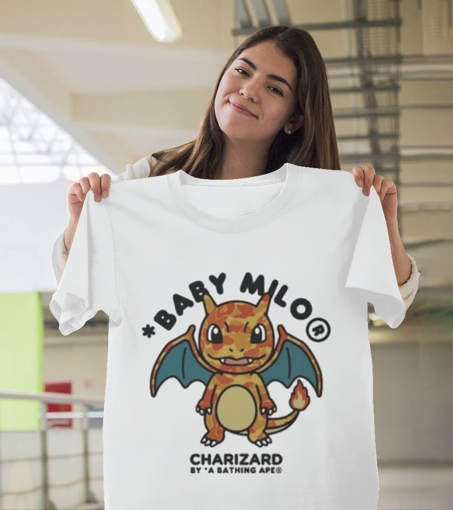 Baby Milo Charizard By A Bathing Ape 2026 Edition T-Shirt
