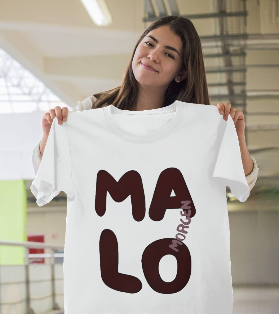 Malo Morgen Balkan Textual T-Shirt