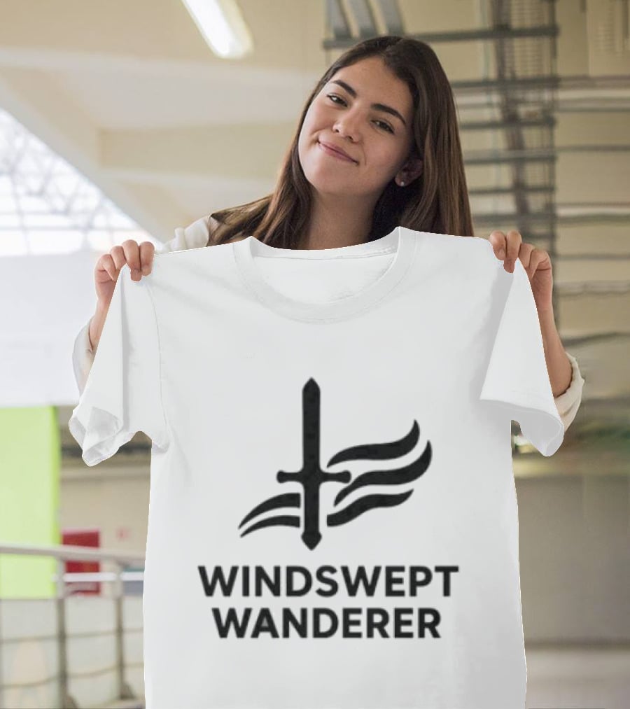 Windswept Wanderer Sword Grace Wuxia T-Shirt