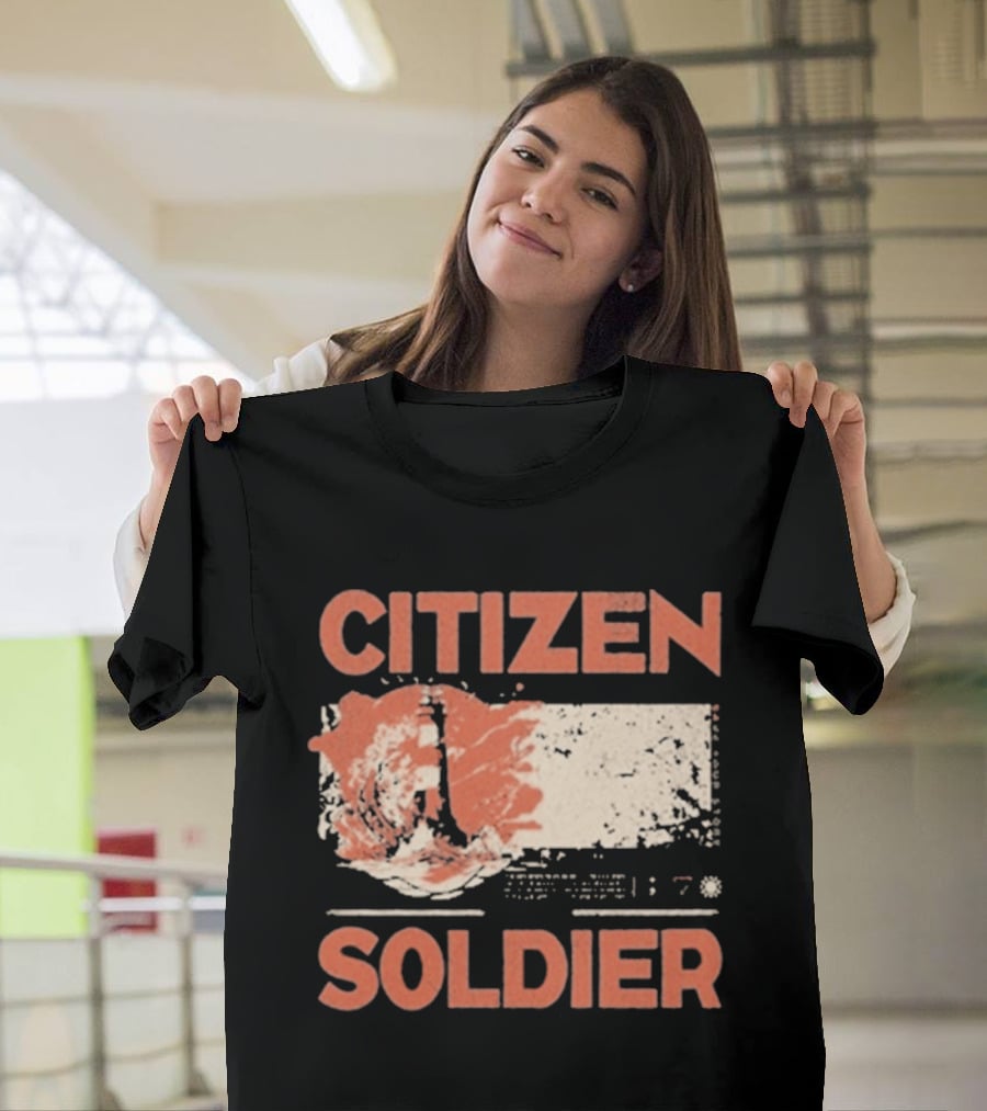 Citizen Soldier Save Your Story Torn Paper Distressed T-Shirt