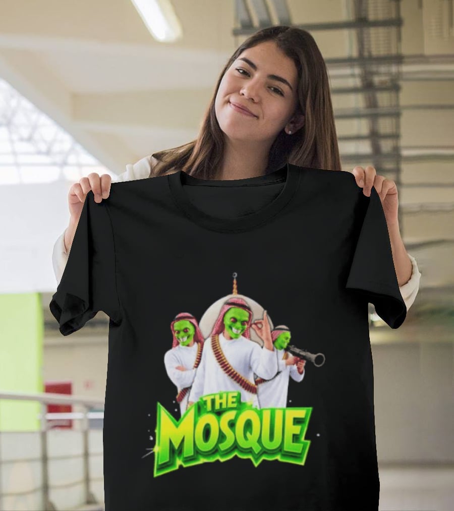 The Mosque Mask Green Faces Characters T-Shirt