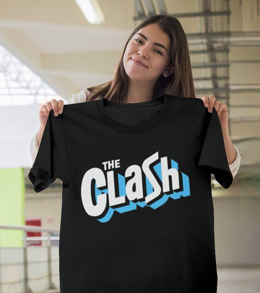 The Clash White And Blue T-Shirt